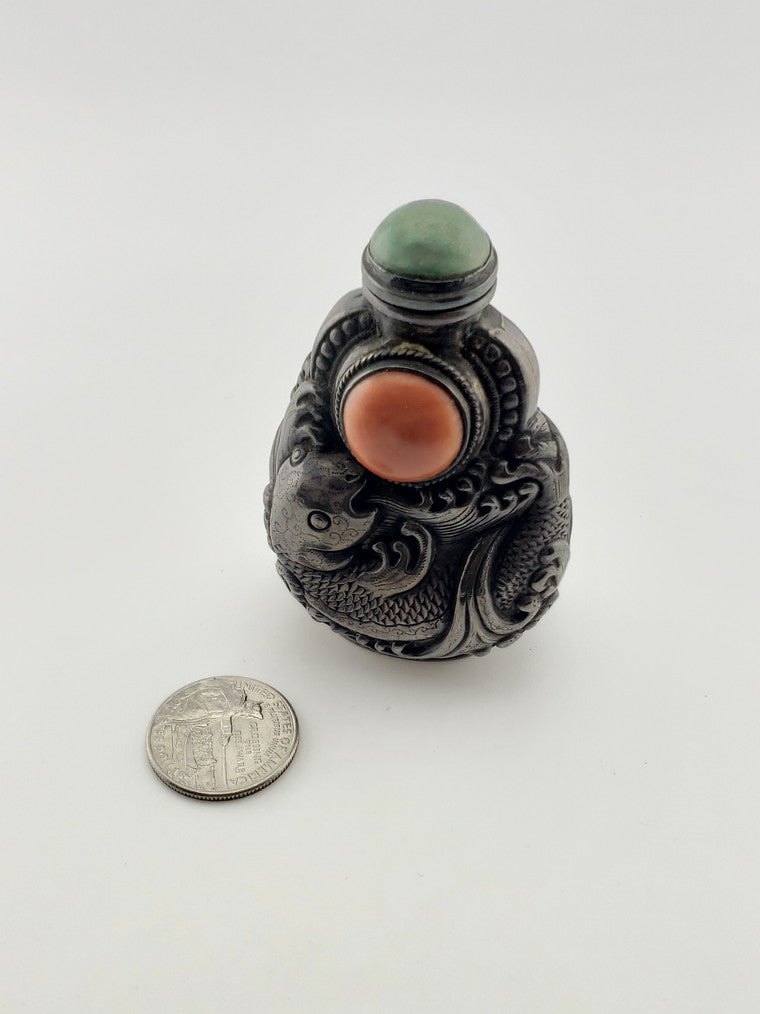 Silver Snuff Bottle