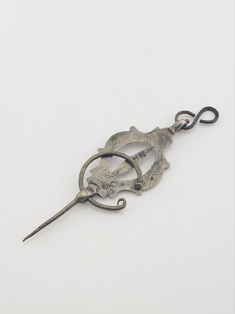 Silver Celtic Kilt Hook