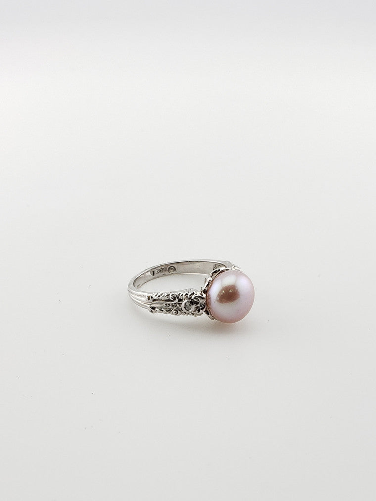 Lavendar Pearl Ring