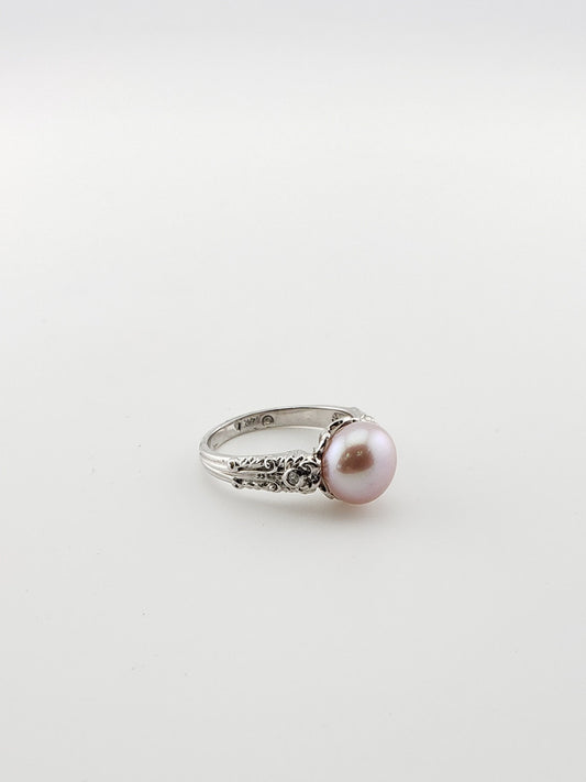 Lavendar Pearl Ring