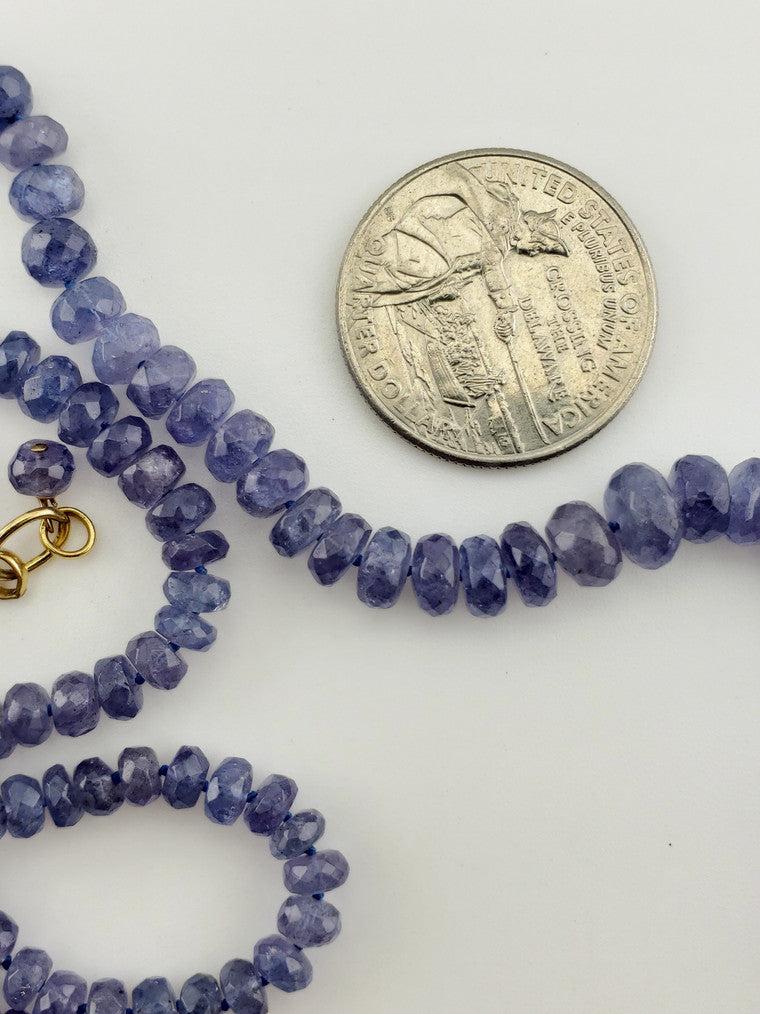GF Faceted Tanzanite Strand
