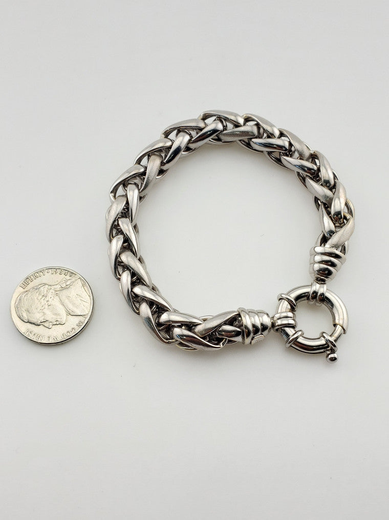 Heavy Hollow Wheat Chain Bracelet