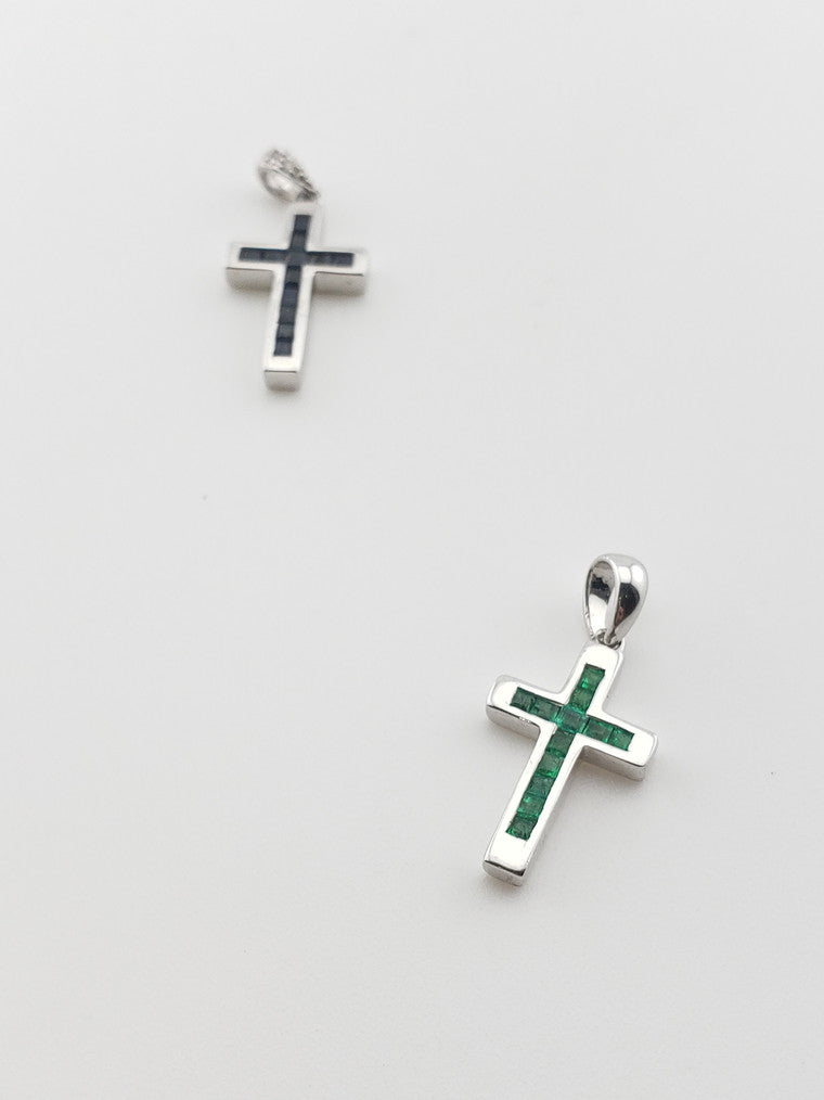 Gem Cross Pendants