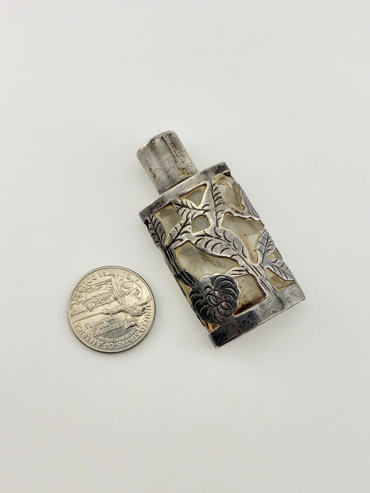 Silver Perfume Bottle