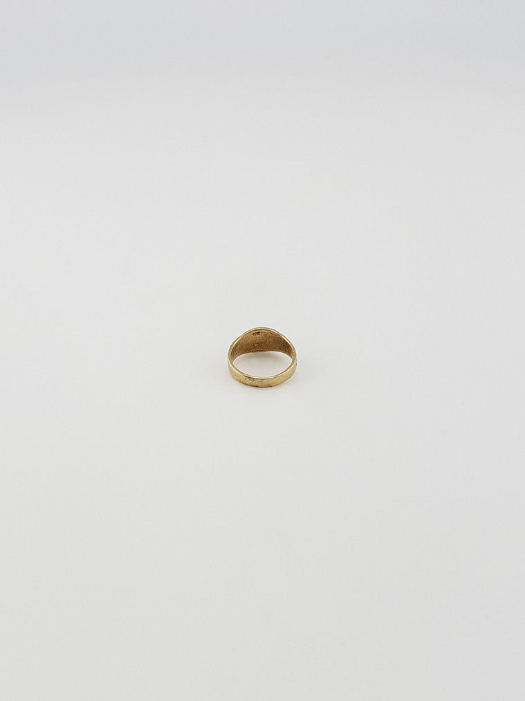 Baby Yellow Gold Signet Ring