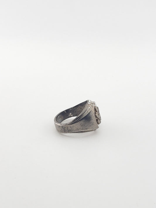 Silver American Eagle Ring