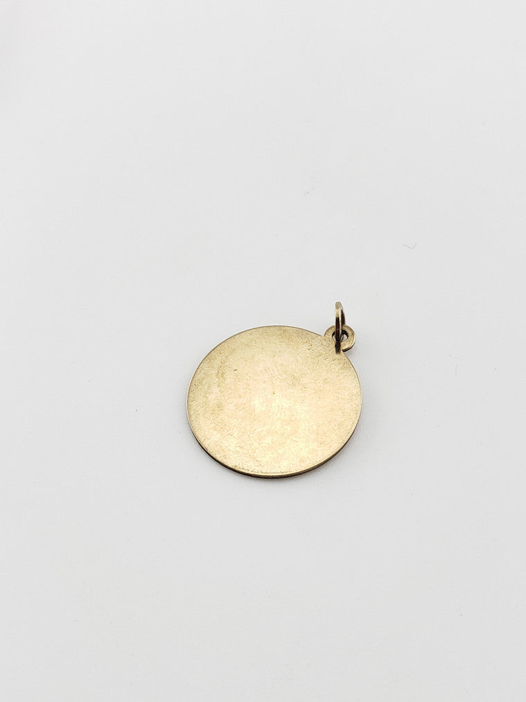 Large Engravable Disc Pendant
