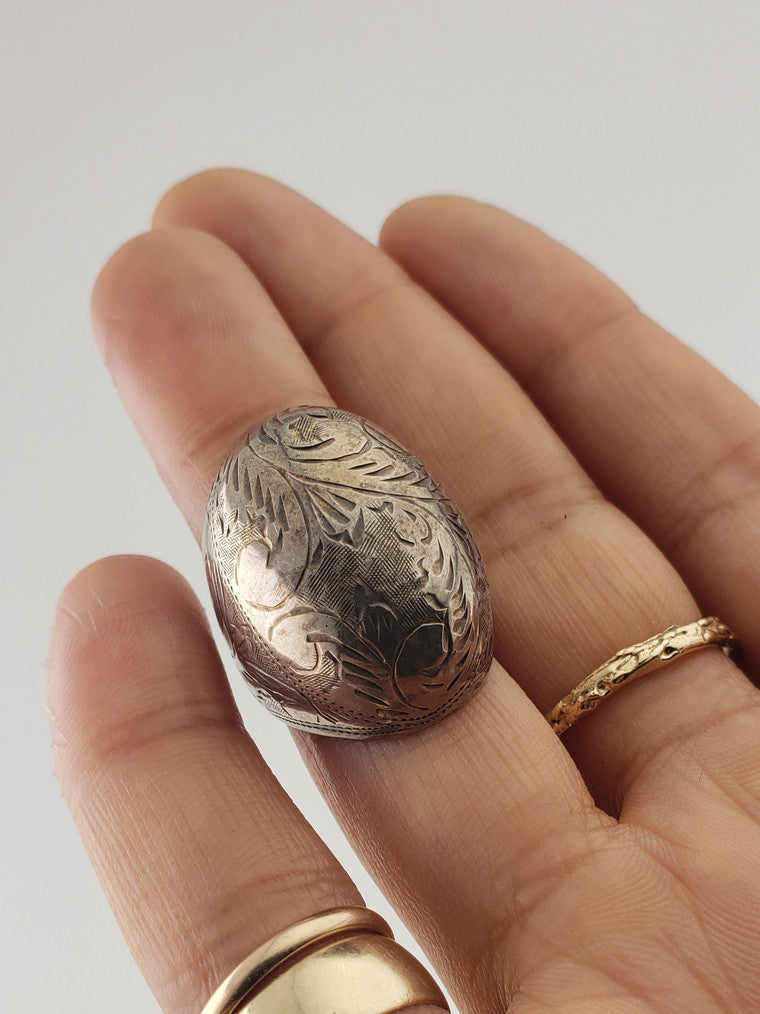 Vintage Sterling Dome Ring