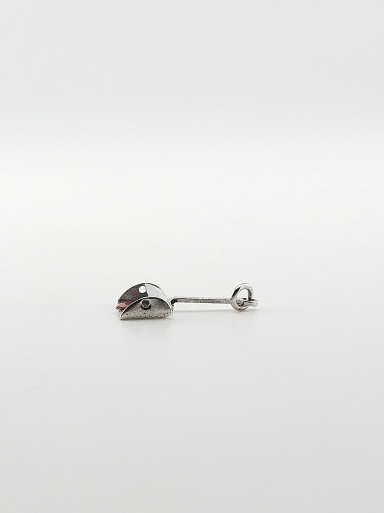 SS Vintage Tiny Heart Shovel Charm