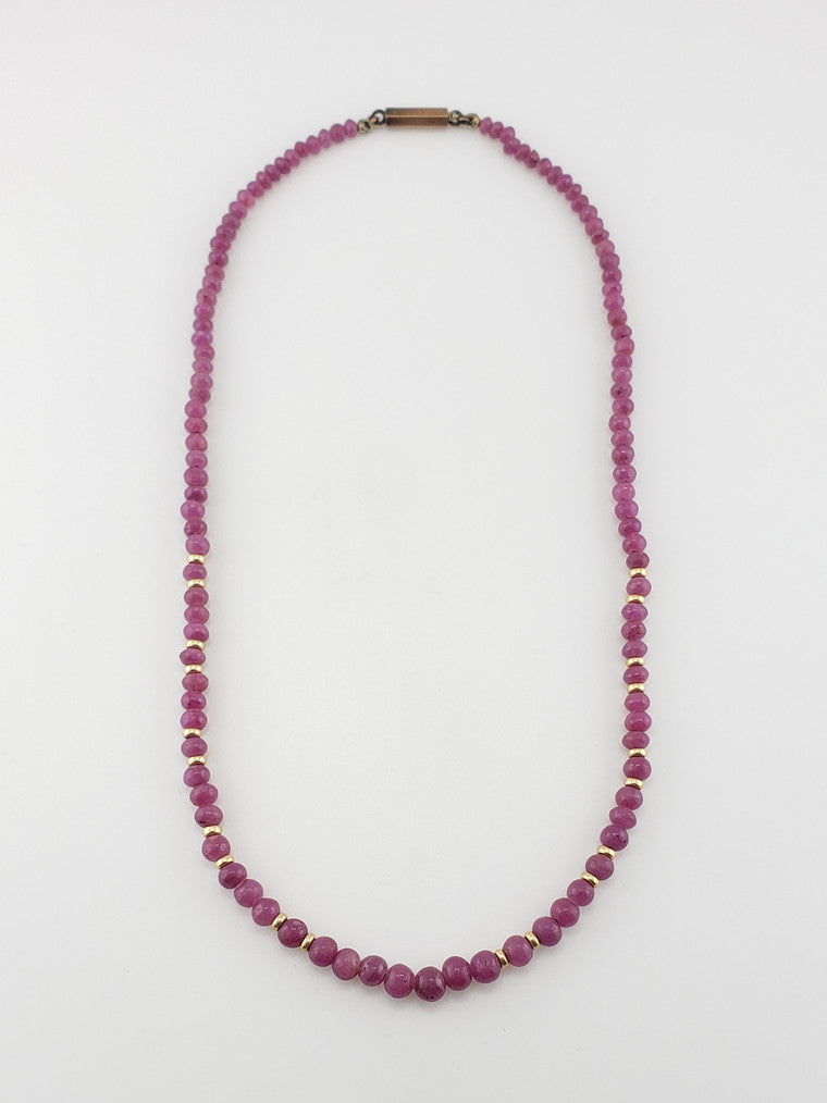 Small Ruby Strand 17"