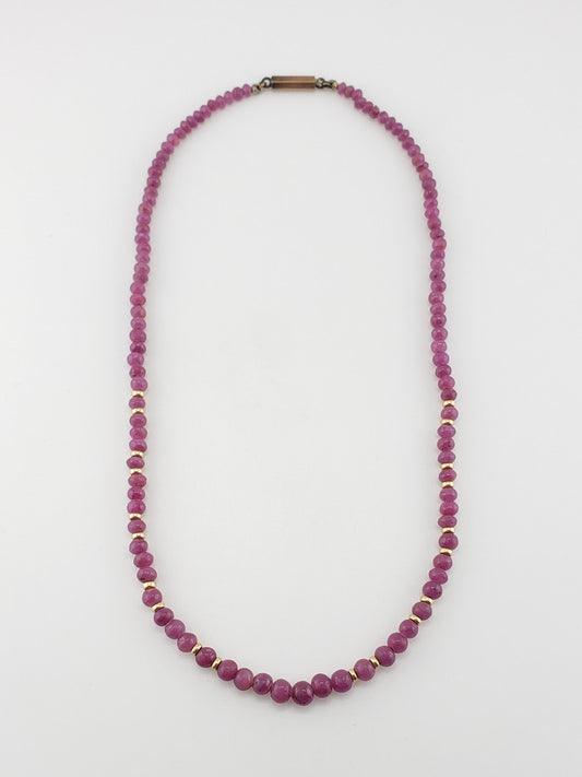 Small Ruby Strand 17"
