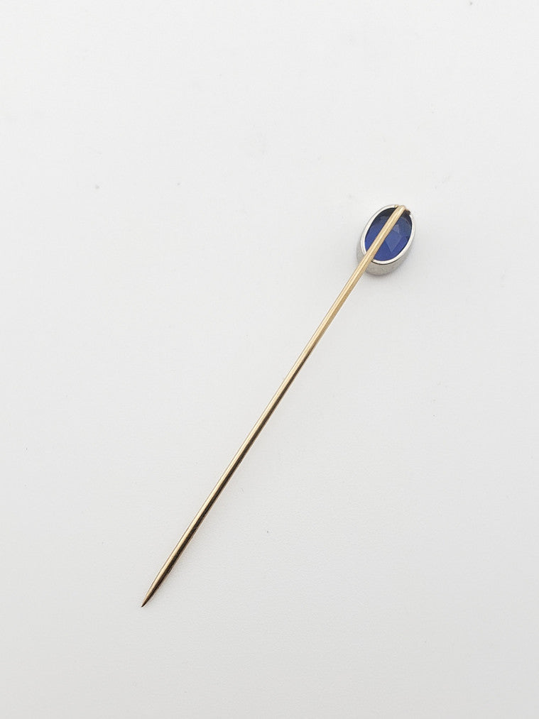 Synthetic Sapphire Stickpin