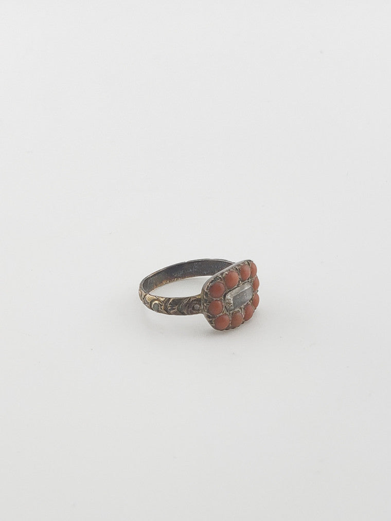 Brass Coral Ring