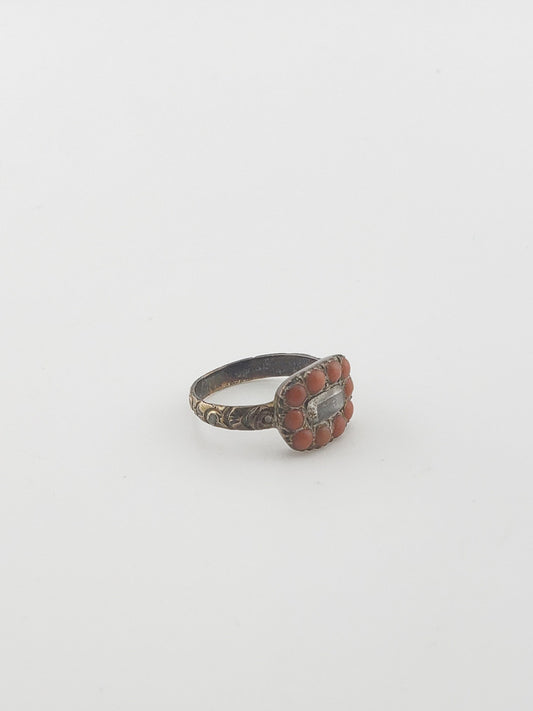 Brass Coral Ring