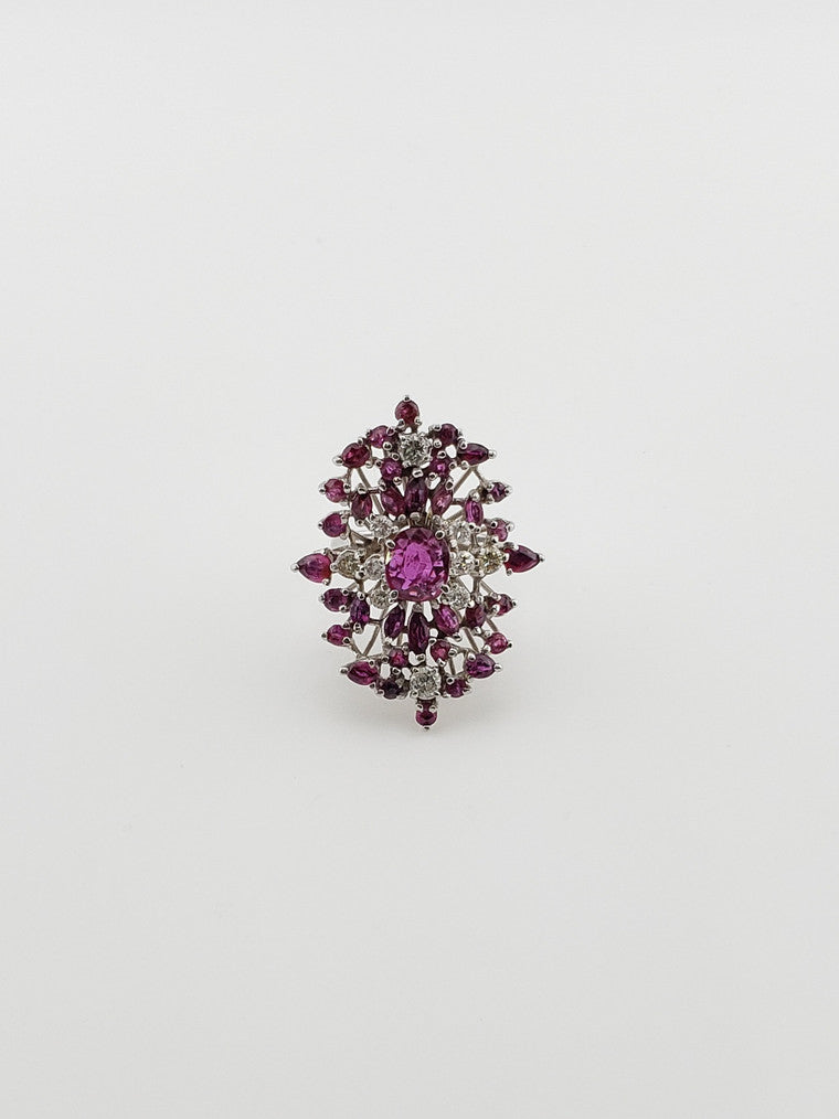 Ruby Cluster Ring