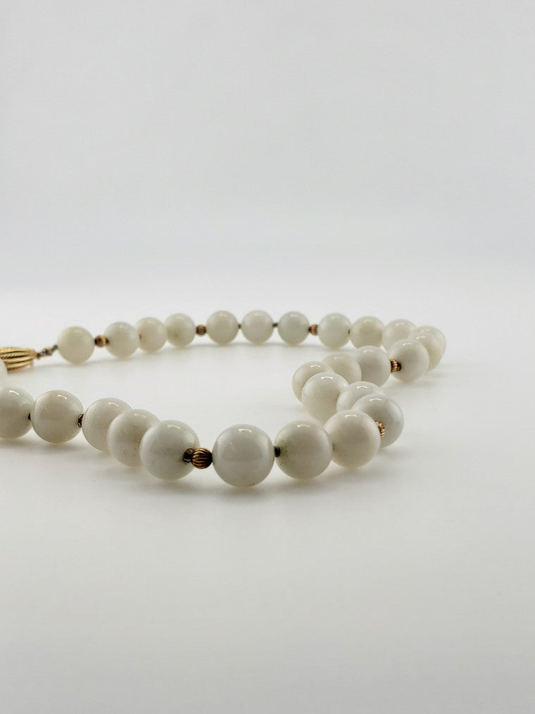 Mutton Fat Jadeite Strand