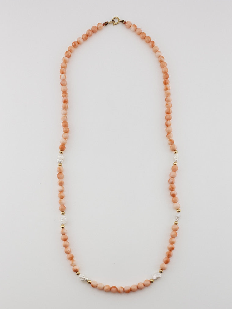 Coral & Pearl Strand 20"