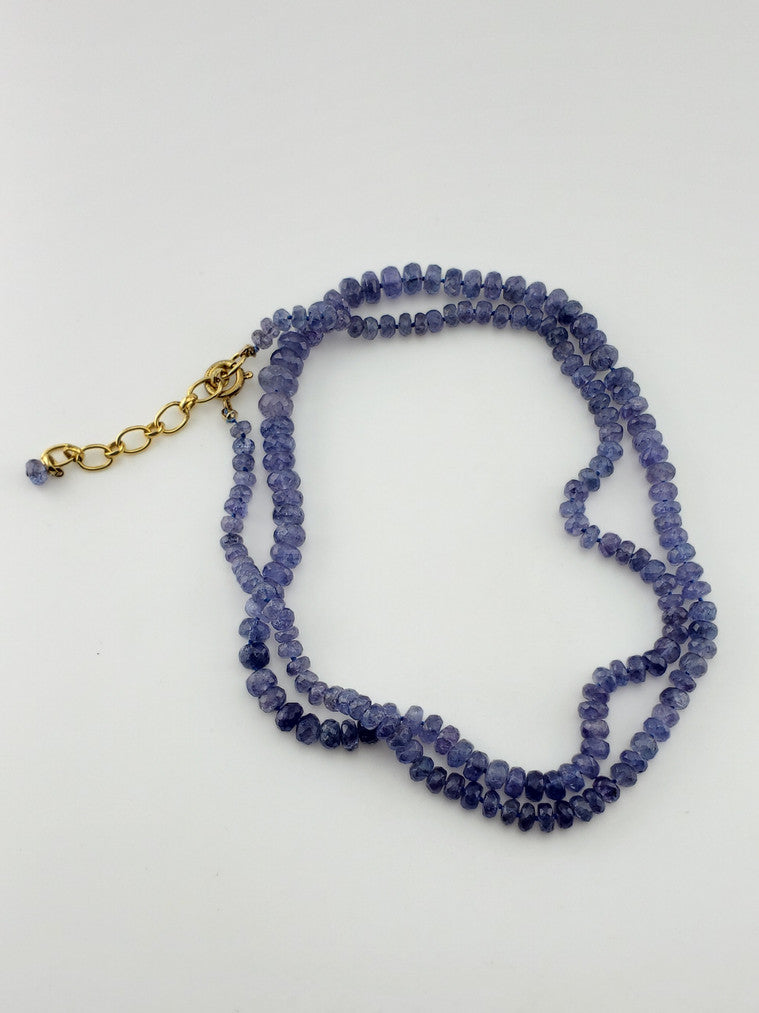 GF Faceted Tanzanite Strand