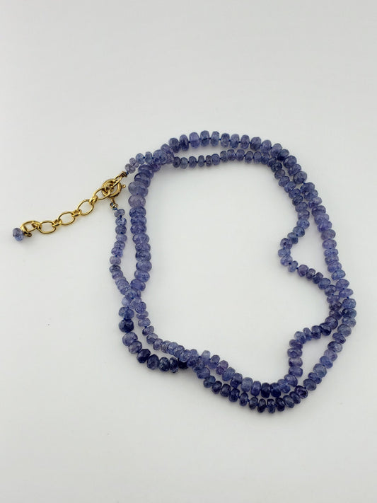GF Faceted Tanzanite Strand