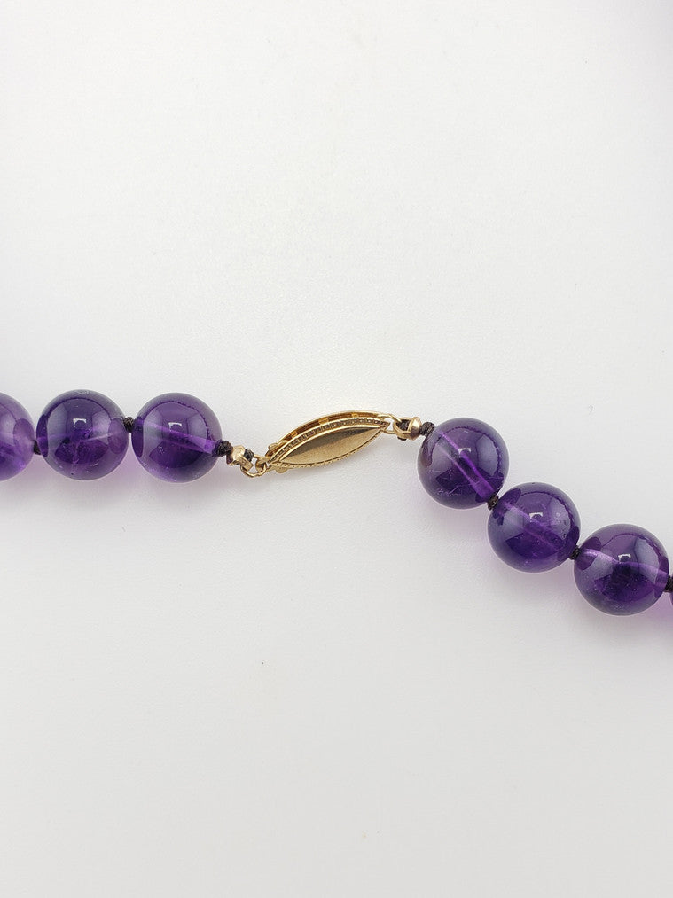 Large Amethyst Strand 16"