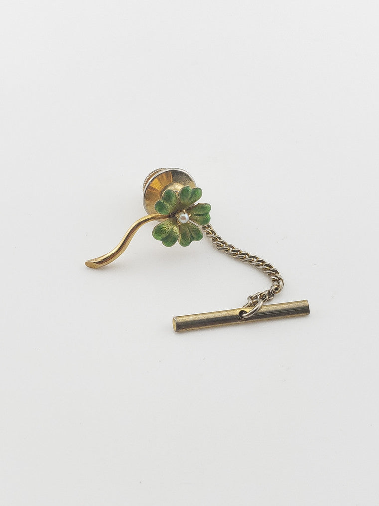 4 Leaf Clover Tie Tac