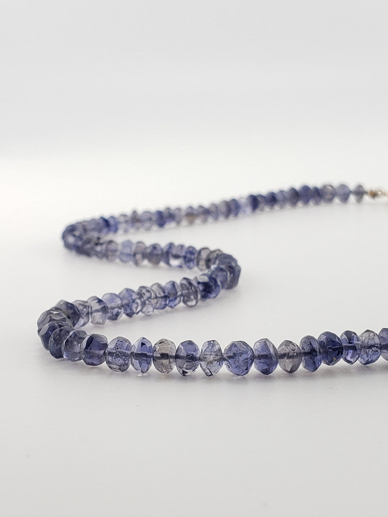 Faceted Iolite Strand - 16"