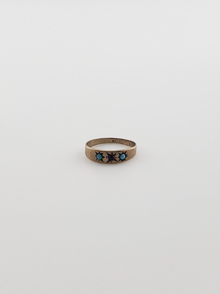 Firework Turquoise Baby Ring
