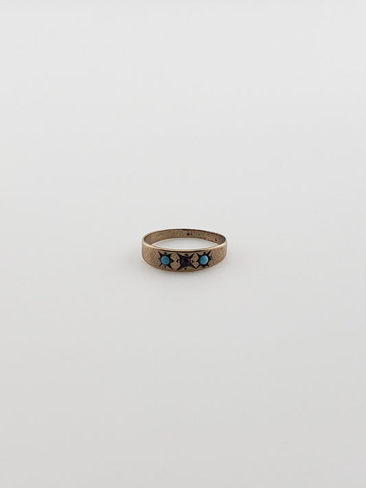 Firework Turquoise Baby Ring