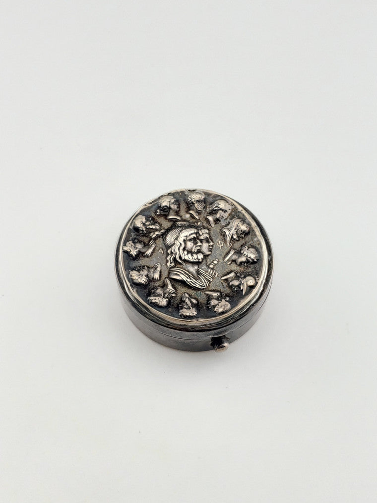 Sterling "Faces" Box