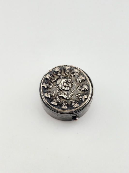 Sterling "Faces" Box