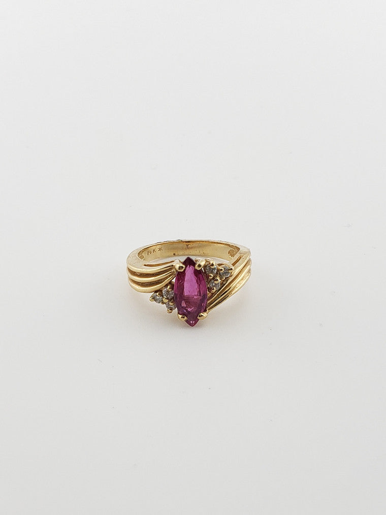 Marquise Ruby Ring