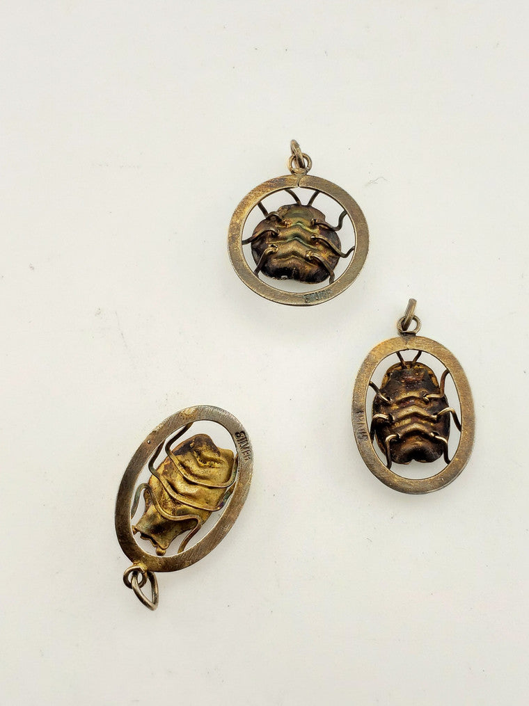 SS Vintage Bug Charm Pendant