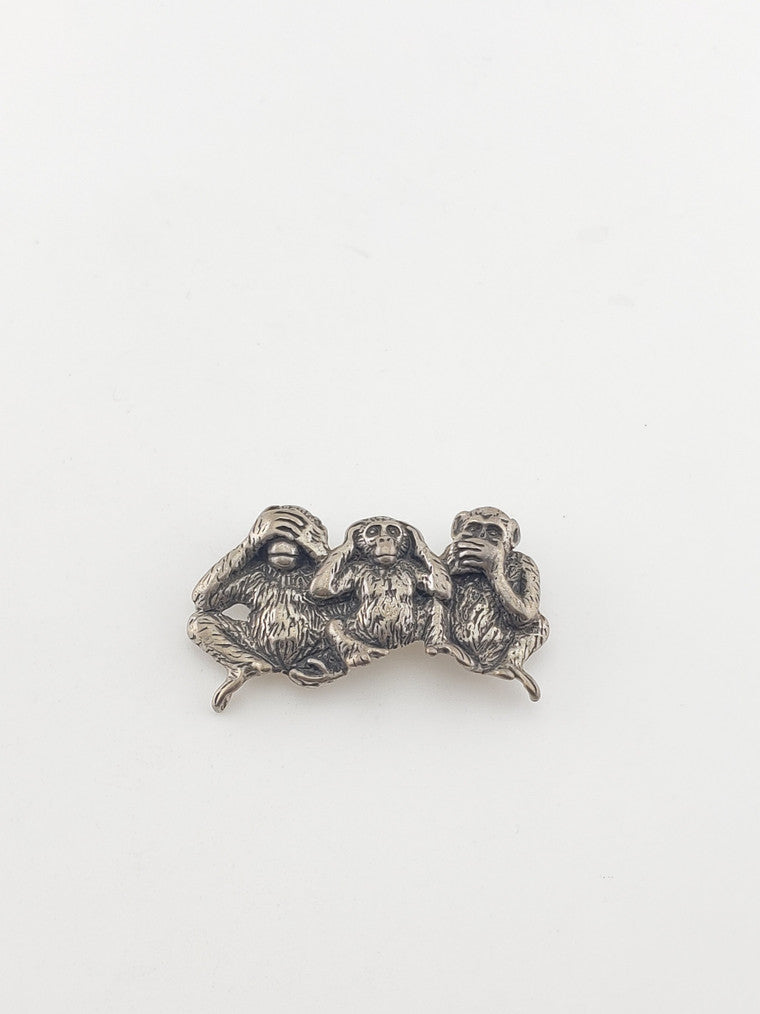 SS "Three Wise Monkeys" Pin