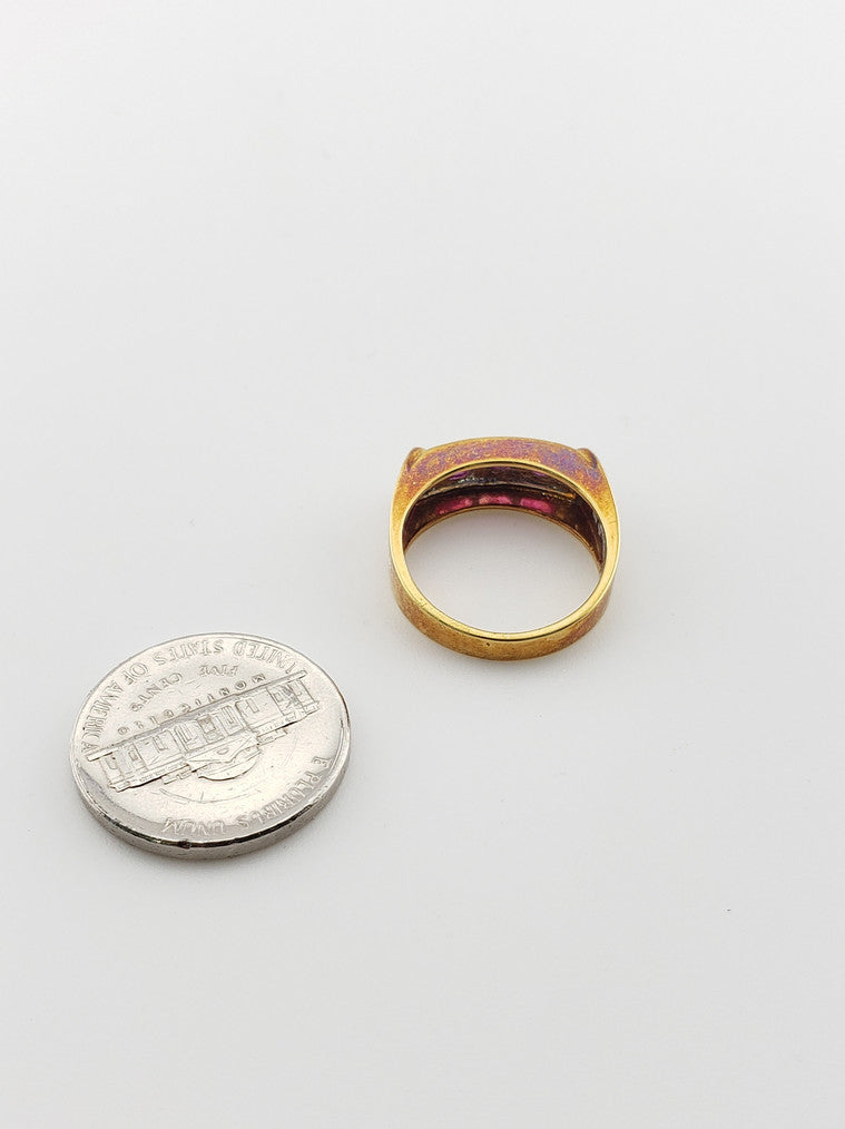 Ruby Trio Ring