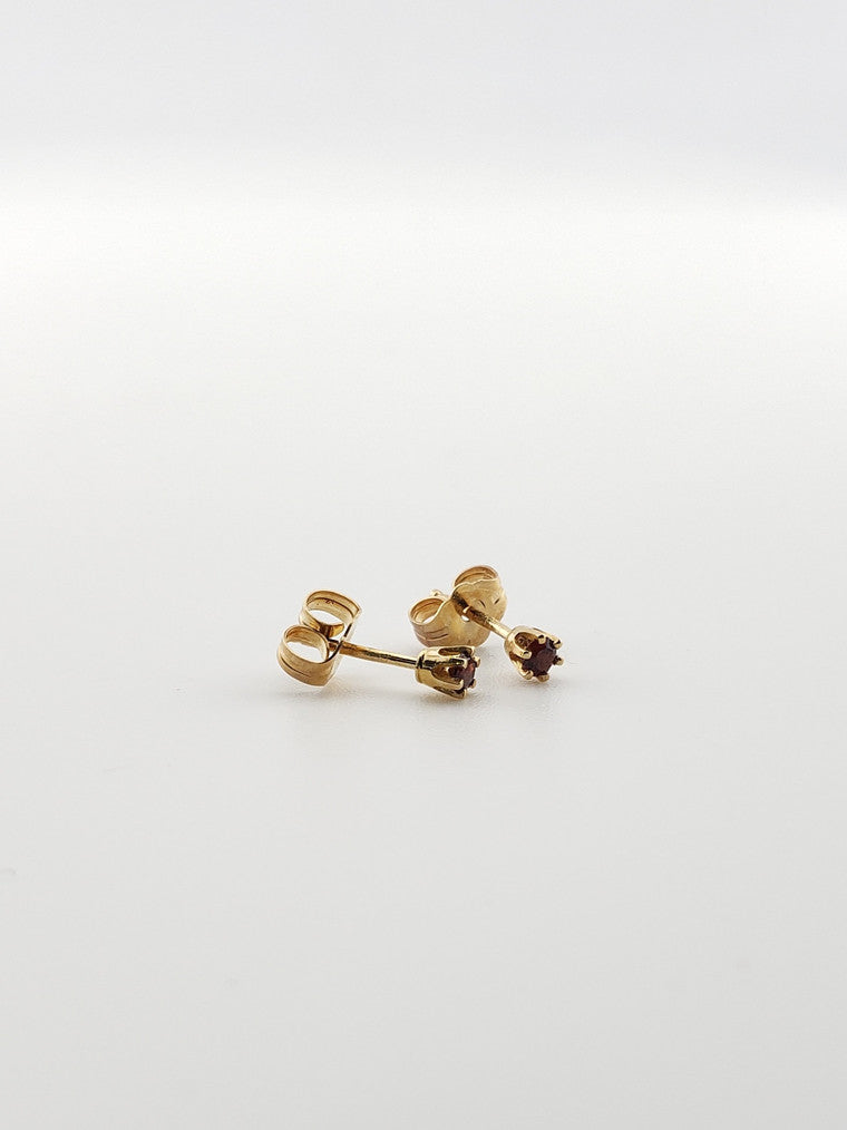 2mm Ruby Studs