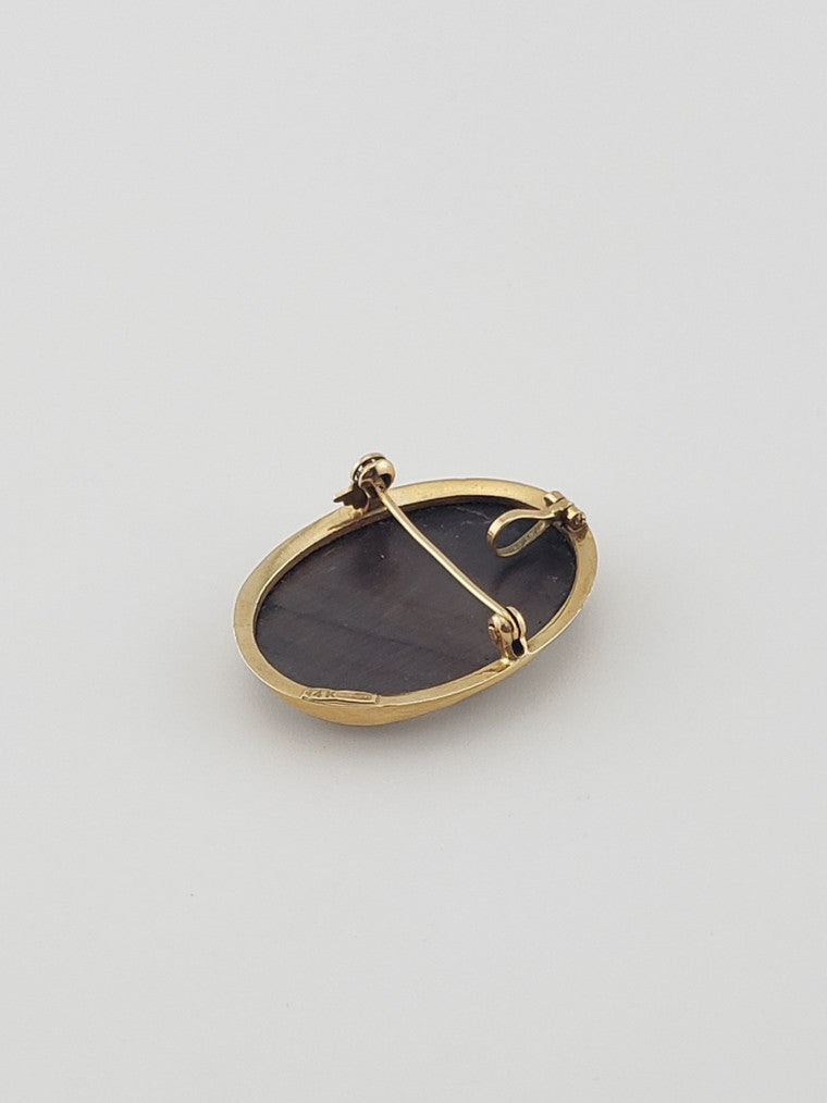 Mother of Pearl Cameo Pin/Pendant
