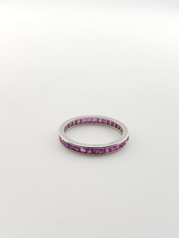 Platinum Ruby Band