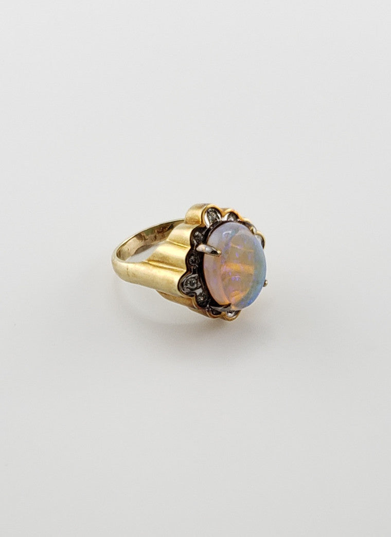 Art Deco Opal Ring