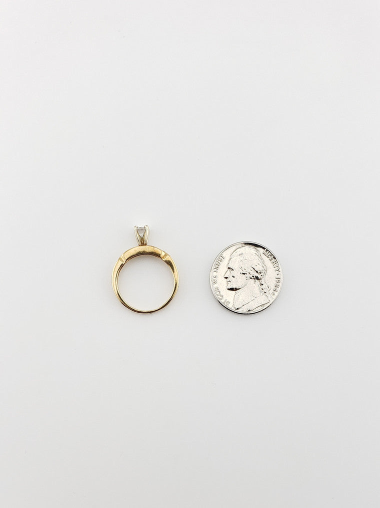 Wrapped Diamonds Engagement Ring