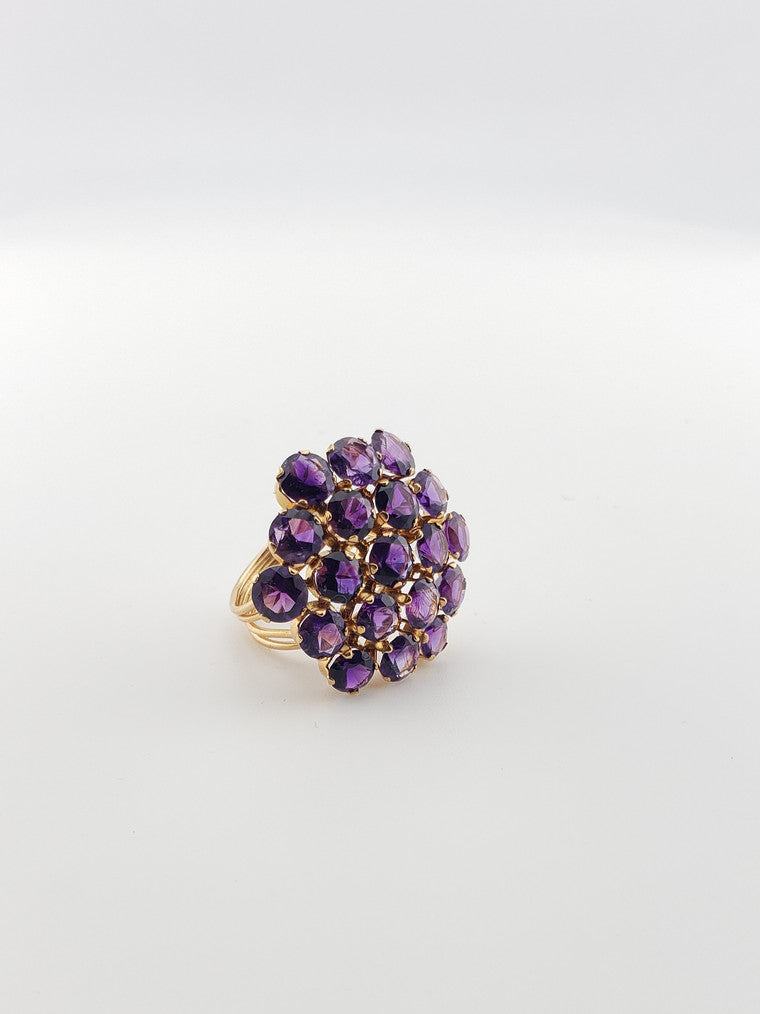 Amethyst Cluster Ring
