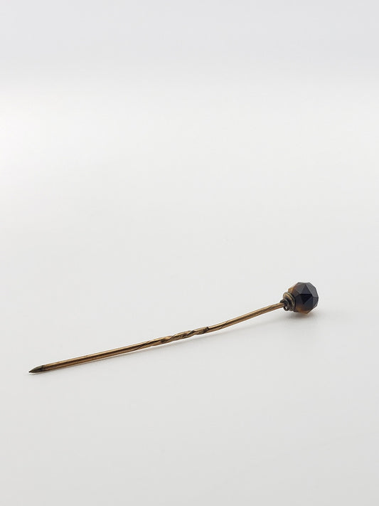 C.1900 Tiger Eye Veil Pin