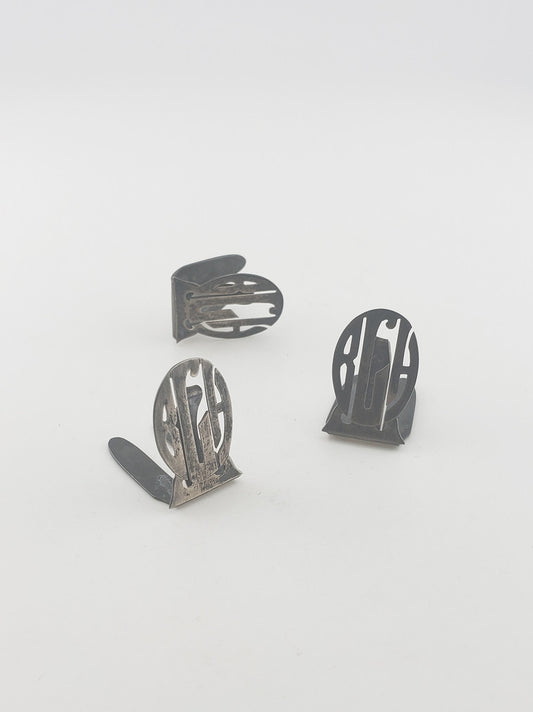 Sterling Place Card Holders