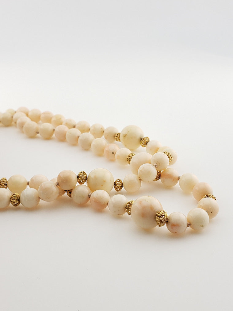 Graduated Coral Double Strand