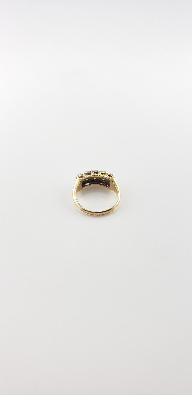 Two Row Diamond Band