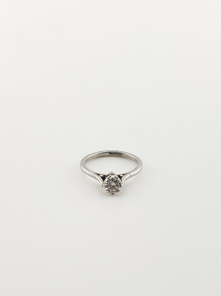 Platinum Diamond Solitaire Ring