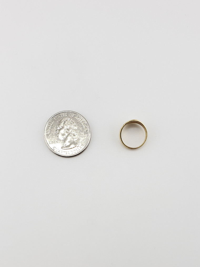 Baby Yellow Gold Signet Ring