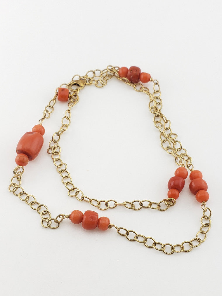 GF Coral Necklace