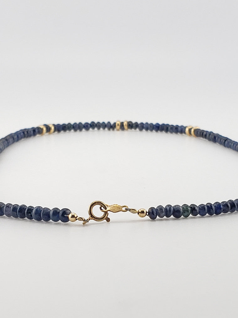 Tiny Sapphire Strand - 16.5"