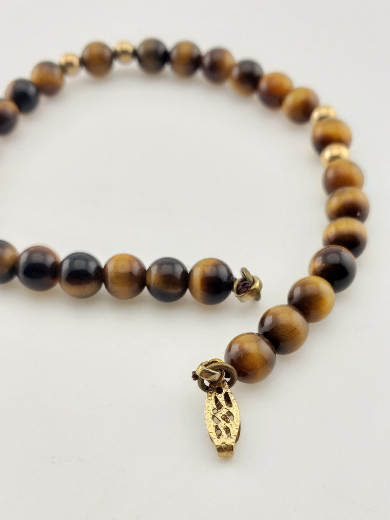 GF Tiger Eye Bead Bracelet