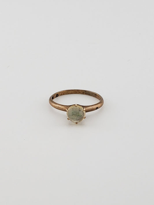 Round Moonstone Ring